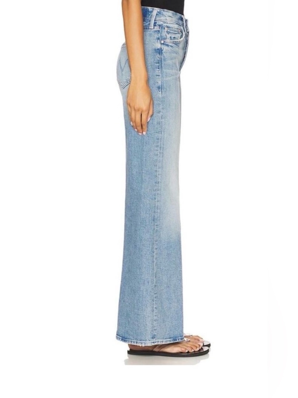 MOTHER SUPERIOR Tomcat Roller Anthropologie “I confess” High-Rise Wide Leg Jeans - Picture 3 of 16